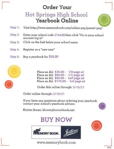 Yearbook! | Hot Springs High School