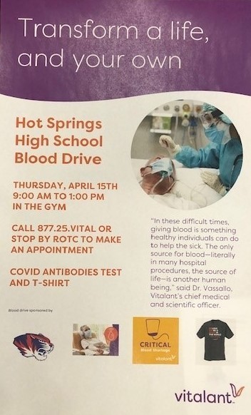 HSHS JROTC Blood Drive